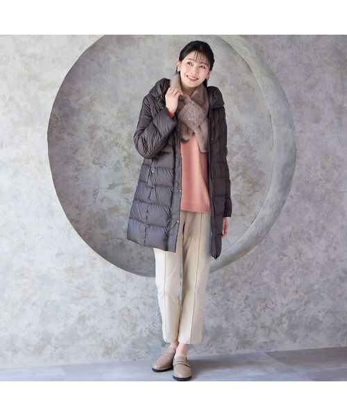 missel / ミゼール ダウンジャケット・ベスト | 【人気アイテム・3L/4Lサイズあり】軽量ソフトタフタダウンコート | 詳細16