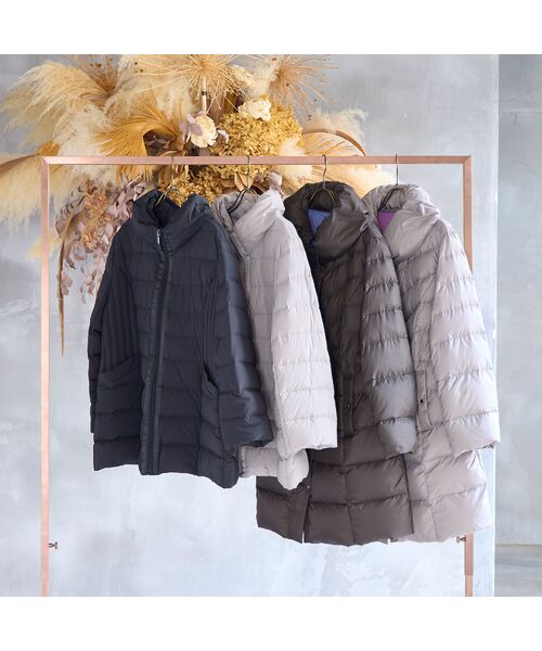 missel / ミゼール ダウンジャケット・ベスト | 【人気アイテム・3L/4Lサイズあり】軽量ソフトタフタダウンコート | 詳細17
