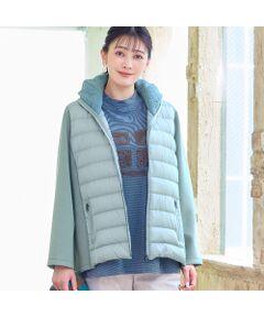 missel / ミゼール ダウンジャケット・ベスト | 【3L/4Lサイズあり】3素材ミックス ダウンジャケット