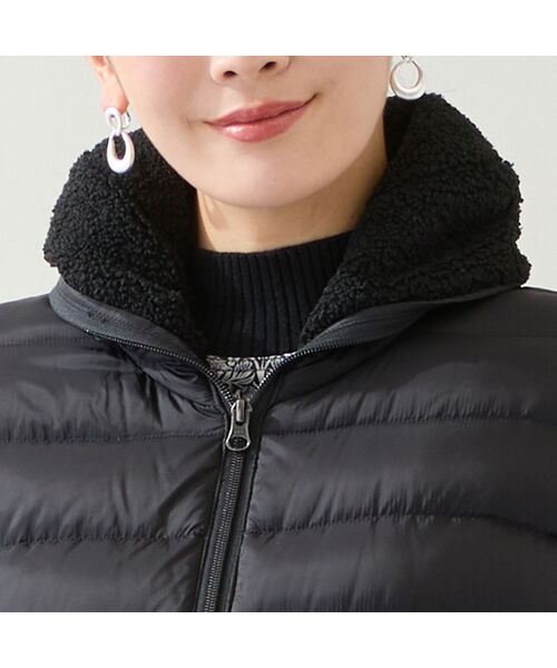 missel / ミゼール ダウンジャケット・ベスト | 【3L/4Lサイズあり】3素材ミックス ダウンジャケット | 詳細4