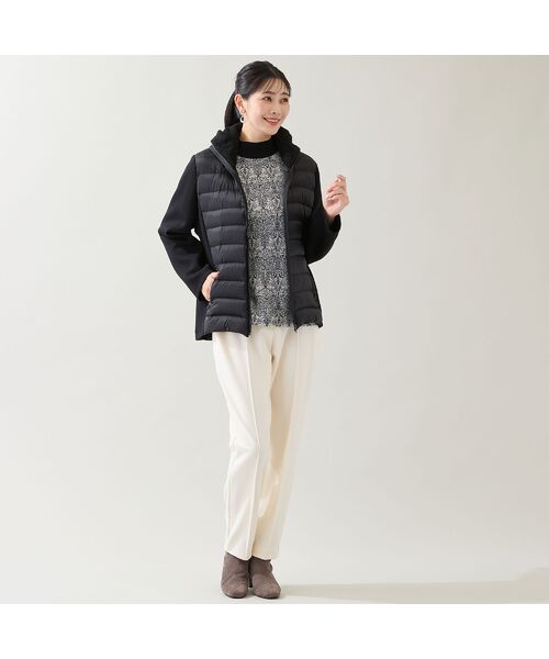 missel / ミゼール ダウンジャケット・ベスト | 【3L/4Lサイズあり】3素材ミックス ダウンジャケット | 詳細8