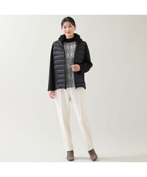 missel / ミゼール ダウンジャケット・ベスト | 【3L/4Lサイズあり】3素材ミックス ダウンジャケット | 詳細9