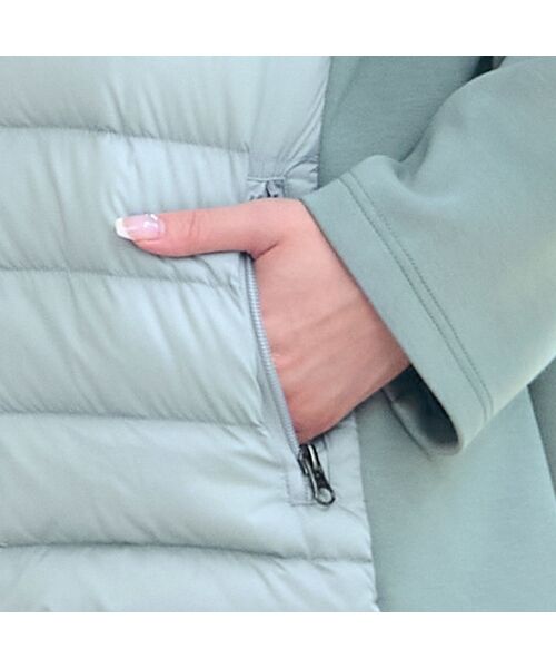 missel / ミゼール ダウンジャケット・ベスト | 【3L/4Lサイズあり】3素材ミックス ダウンジャケット | 詳細11