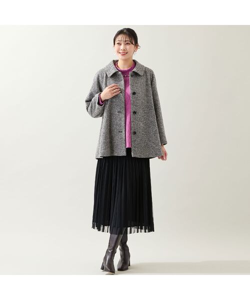 missel / ミゼール その他アウター | 千鳥柄Aラインジャケット | 詳細7