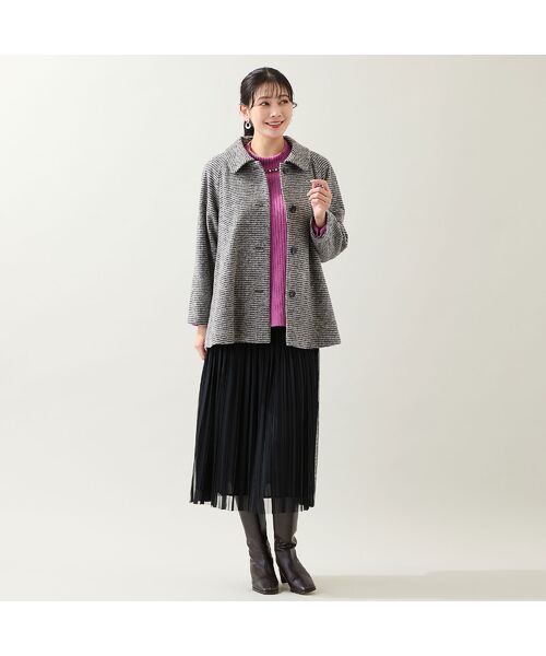 missel / ミゼール その他アウター | 千鳥柄Aラインジャケット | 詳細19