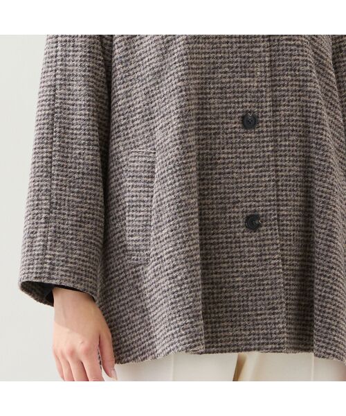 missel / ミゼール その他アウター | 千鳥柄Aラインジャケット | 詳細12