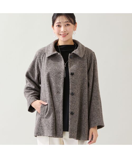 missel / ミゼール その他アウター | 千鳥柄Aラインジャケット | 詳細14