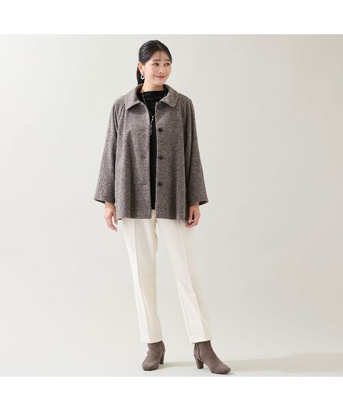 missel / ミゼール その他アウター | 千鳥柄Aラインジャケット | 詳細15