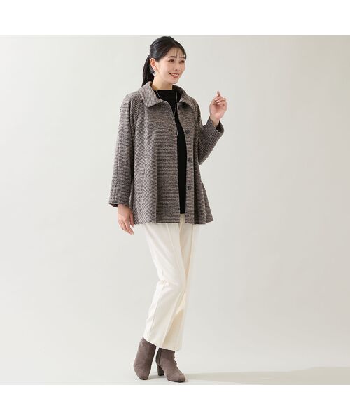 missel / ミゼール その他アウター | 千鳥柄Aラインジャケット | 詳細16