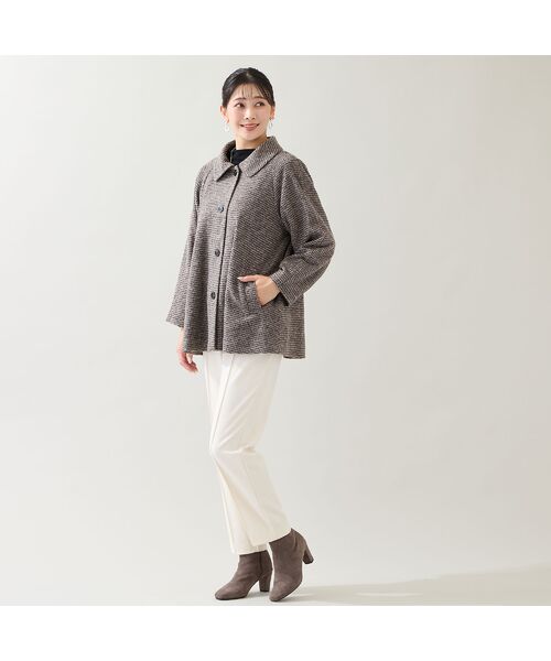 missel / ミゼール その他アウター | 千鳥柄Aラインジャケット | 詳細17