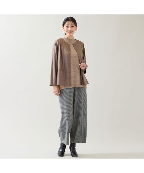 missel / ミゼール ノーカラージャケット | 【一部店舗・WEB限定】フェイクレザージャケット | 詳細7