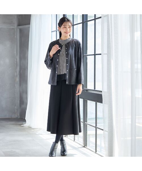 missel / ミゼール ノーカラージャケット | 【一部店舗・WEB限定】フェイクレザージャケット | 詳細16