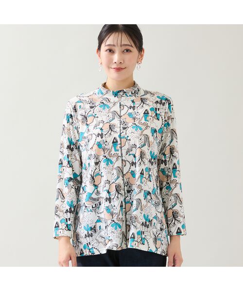 missel / ミゼール カットソー | 【洗える・日本製・3L/4Lサイズあり】メルヘンタウン柄カットソー | 詳細2