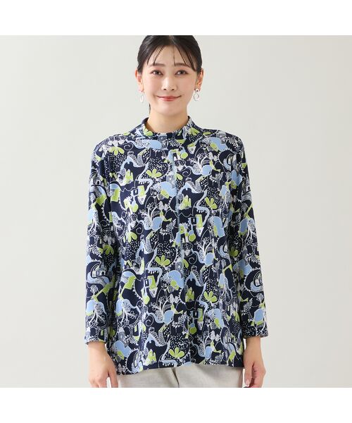 missel / ミゼール カットソー | 【洗える・日本製・3L/4Lサイズあり】メルヘンタウン柄カットソー | 詳細9