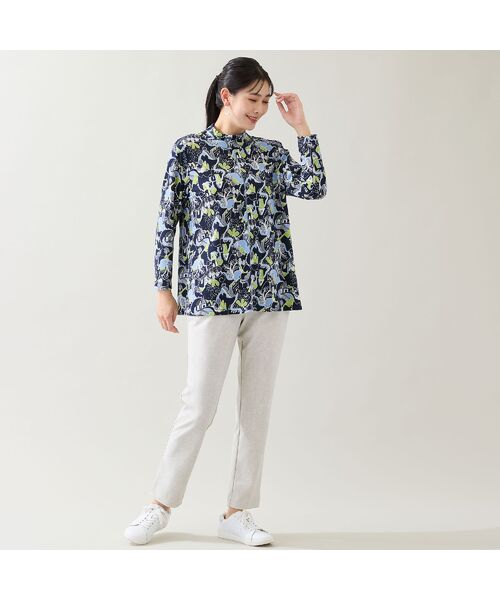 missel / ミゼール カットソー | 【洗える・日本製・3L/4Lサイズあり】メルヘンタウン柄カットソー | 詳細13