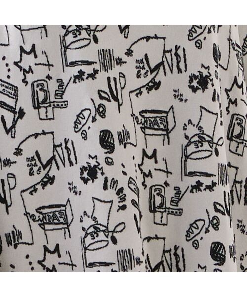 missel / ミゼール カットソー | 【洗える・日本製・3L/4Lサイズあり】モチーフ柄ジャカードカットソー | 詳細2