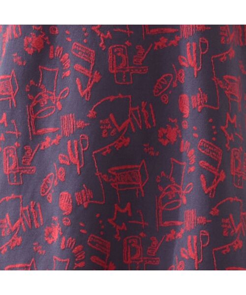 missel / ミゼール カットソー | 【洗える・日本製・3L/4Lサイズあり】モチーフ柄ジャカードカットソー | 詳細9