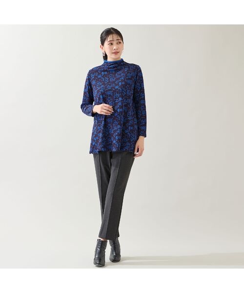 missel / ミゼール カットソー | 【洗える・日本製・3L/4Lサイズあり】モチーフ柄ジャカードカットソー | 詳細15