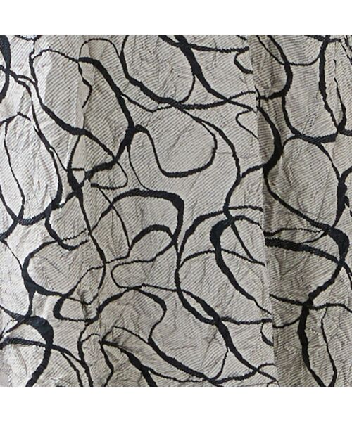 missel / ミゼール カットソー | 【洗える・日本製・3L/4Lサイズあり】リボン柄ジャカードカットソー | 詳細2