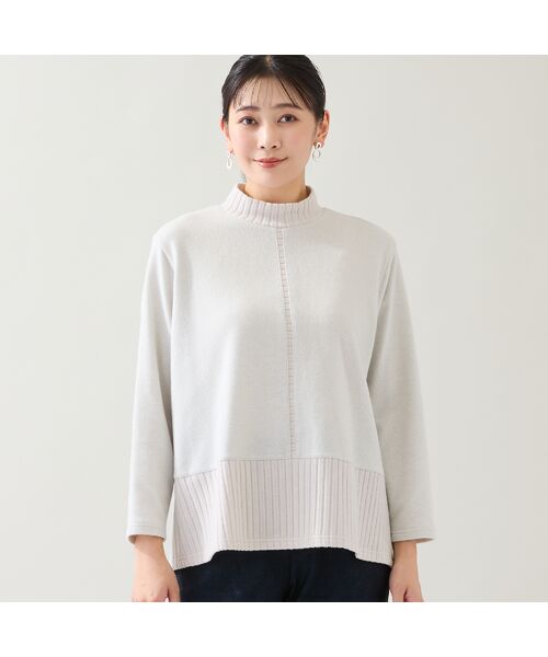 missel / ミゼール カットソー | 【人気アイテム・洗える・3L/4Lサイズあり】ふんわり起毛カットソー | 詳細1