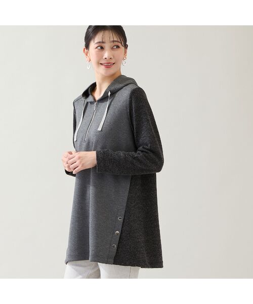 missel / ミゼール その他トップス | 【洗える・3L/4Lサイズあり】Aラインフーディー | 詳細12