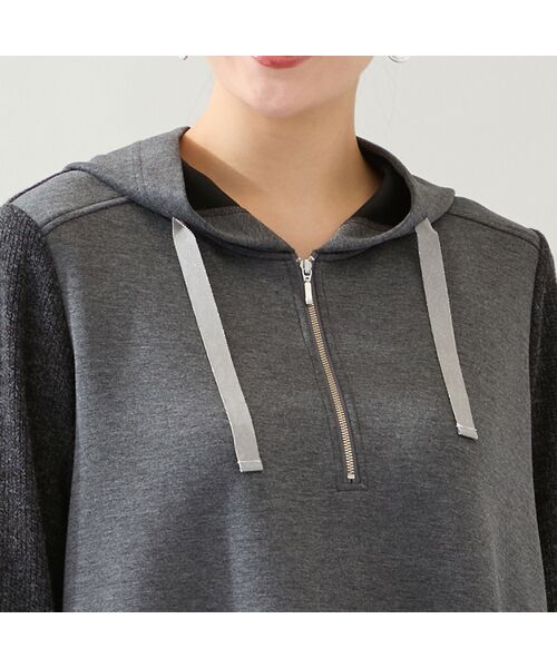 missel / ミゼール その他トップス | 【洗える・3L/4Lサイズあり】Aラインフーディー | 詳細13