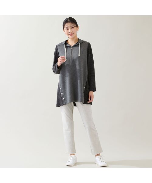 missel / ミゼール その他トップス | 【洗える・3L/4Lサイズあり】Aラインフーディー | 詳細15