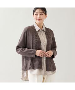 missel / ミゼール カーディガン・ボレロ | 【日本製】ウール混カーディガン