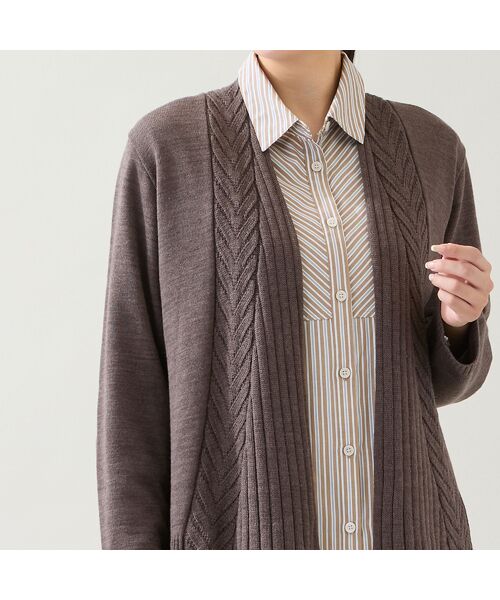 missel / ミゼール カーディガン・ボレロ | 【日本製】ウール混カーディガン | 詳細2