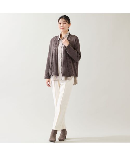 missel / ミゼール カーディガン・ボレロ | 【日本製】ウール混カーディガン | 詳細3