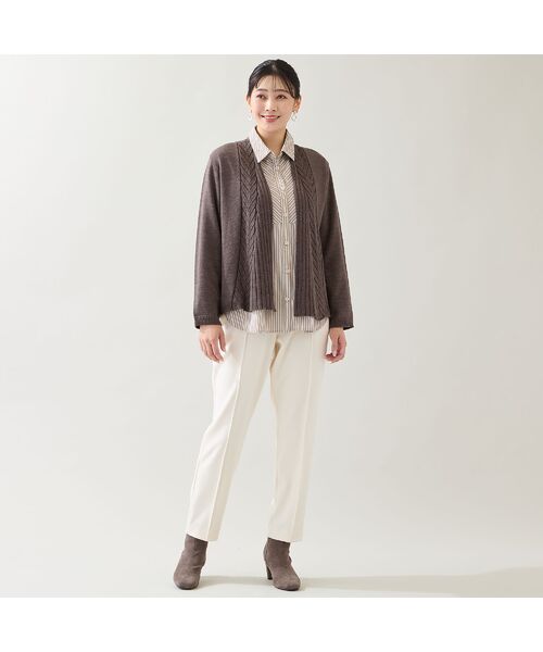 missel / ミゼール カーディガン・ボレロ | 【日本製】ウール混カーディガン | 詳細4