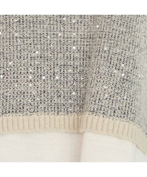 missel / ミゼール ニット・セーター | 【日本製】スパンコールニットチュニック | 詳細3
