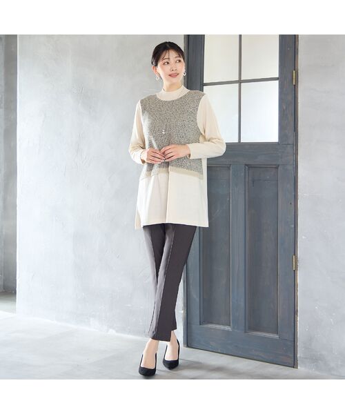 missel / ミゼール ニット・セーター | 【日本製】スパンコールニットチュニック | 詳細4