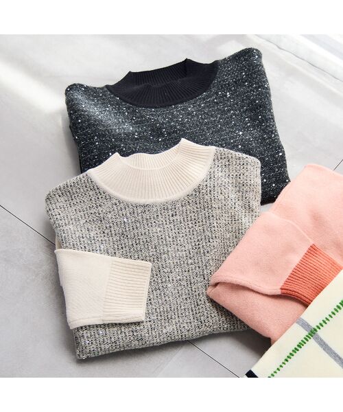 missel / ミゼール ニット・セーター | 【日本製】スパンコールニットチュニック | 詳細9
