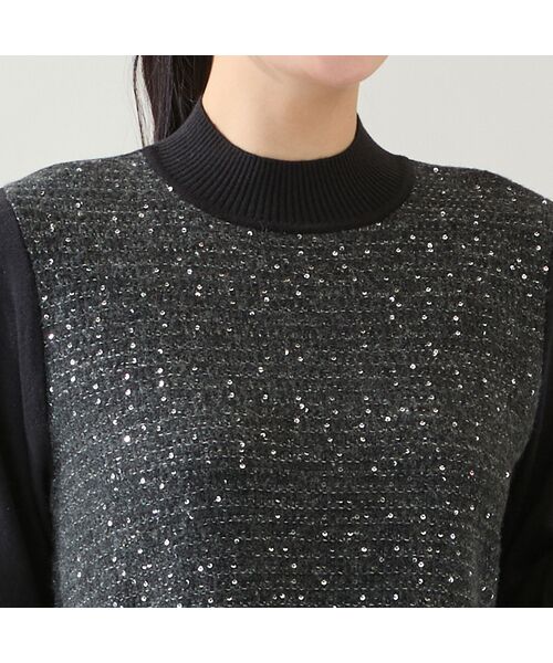 missel / ミゼール ニット・セーター | 【日本製】スパンコールニットチュニック | 詳細12