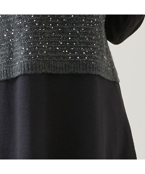 missel / ミゼール ニット・セーター | 【日本製】スパンコールニットチュニック | 詳細13