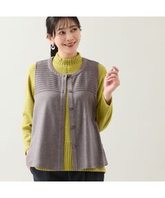 missel / ミゼール ベスト | 【洗える・3L/4Lサイズあり】ふんわり起毛ベスト