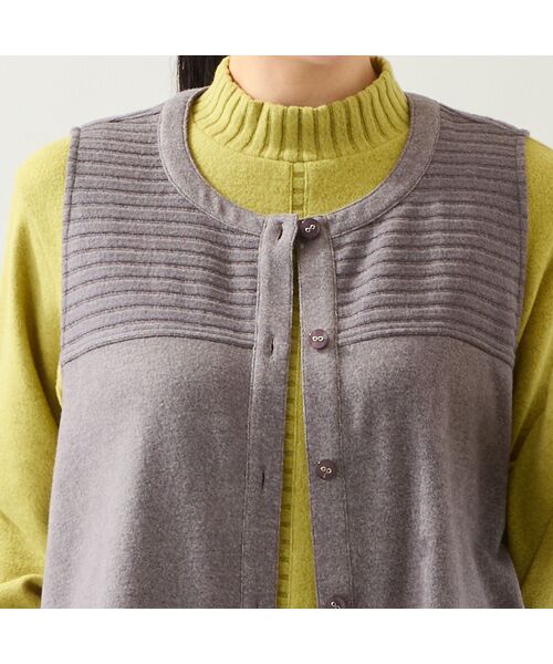 missel / ミゼール ベスト | 【洗える・3L/4Lサイズあり】ふんわり起毛ベスト | 詳細2