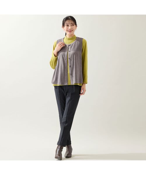 missel / ミゼール ベスト | 【洗える・3L/4Lサイズあり】ふんわり起毛ベスト | 詳細3