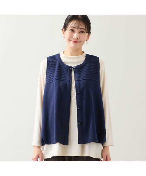 missel / ミゼール ベスト | 【洗える・3L/4Lサイズあり】ふんわり起毛ベスト | 詳細8