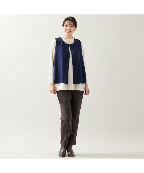 missel / ミゼール ベスト | 【洗える・3L/4Lサイズあり】ふんわり起毛ベスト | 詳細9