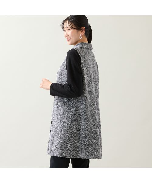 missel / ミゼール ミニ丈・ひざ丈ワンピース | 【3L/4Lサイズあり】ニットジャカードジャンパースカート | 詳細2