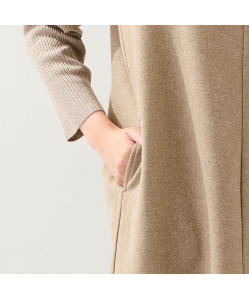 missel / ミゼール ミニ丈・ひざ丈ワンピース | 【3L/4Lサイズあり】綿混ジャージー レイヤード風ワンピース | 詳細11