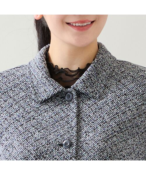 missel / ミゼール その他アウター | 【セットアップ可】ツイード柄ペプラムジャケット | 詳細5