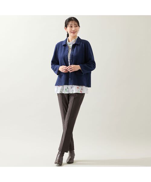 missel / ミゼール カーディガン・ボレロ | 【洗える・3L/4Lサイズあり】ふんわり起毛カーディガン | 詳細8