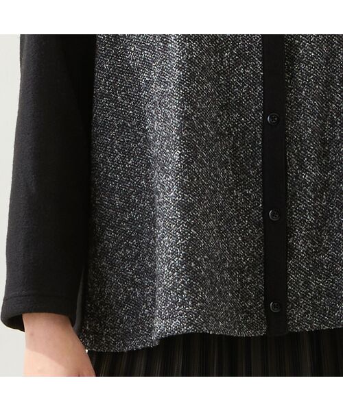 missel / ミゼール カーディガン・ボレロ | 【洗える・日本製・3L/4Lサイズあり】起毛ジャカードカーディガン | 詳細4