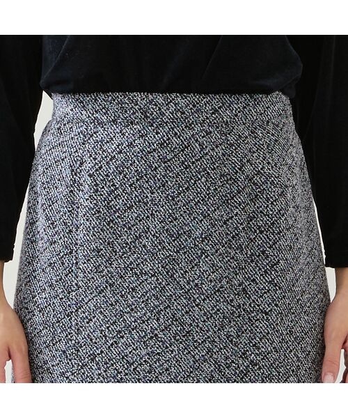 missel / ミゼール ミニ・ひざ丈スカート | 【一部店舗・WEB限定・セットアップ可】ツイード柄スカート | 詳細4