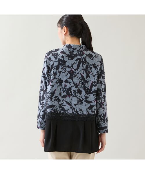 missel / ミゼール カットソー | 【洗える・3L/4Lサイズあり】花柄ペプラムカットソー | 詳細7