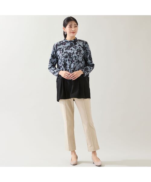 missel / ミゼール カットソー | 【洗える・3L/4Lサイズあり】花柄ペプラムカットソー | 詳細12