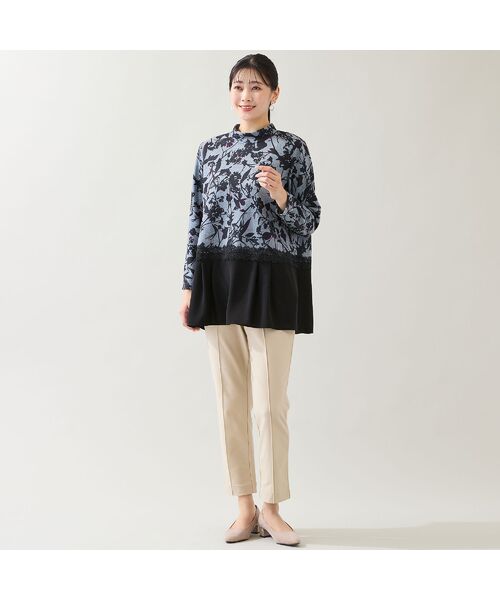 missel / ミゼール カットソー | 【洗える・3L/4Lサイズあり】花柄ペプラムカットソー | 詳細13